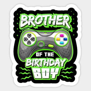 Brother of the Birthday Video Sticker